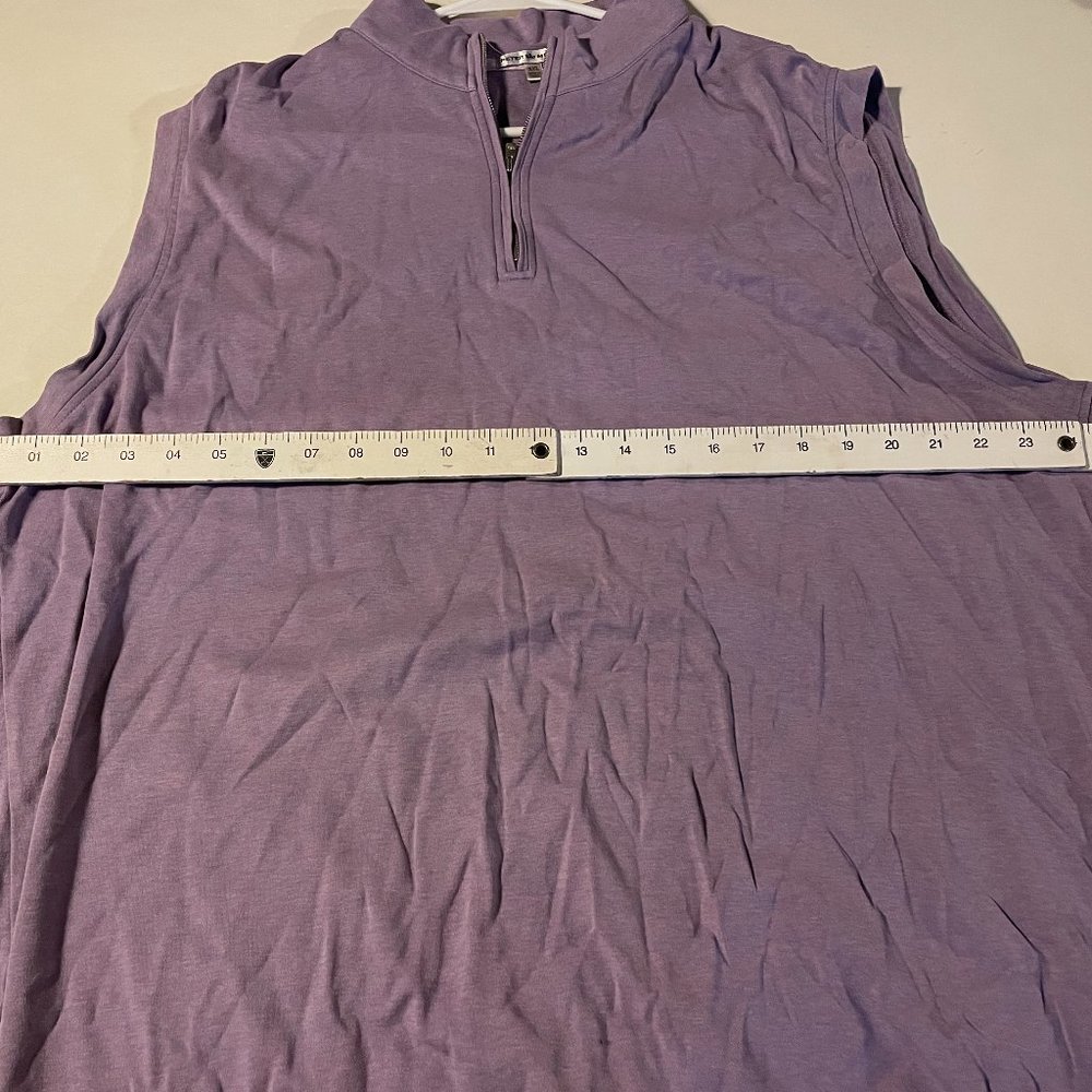 Peter Millar 1/4 Zip Vest - Size XXL, Purple